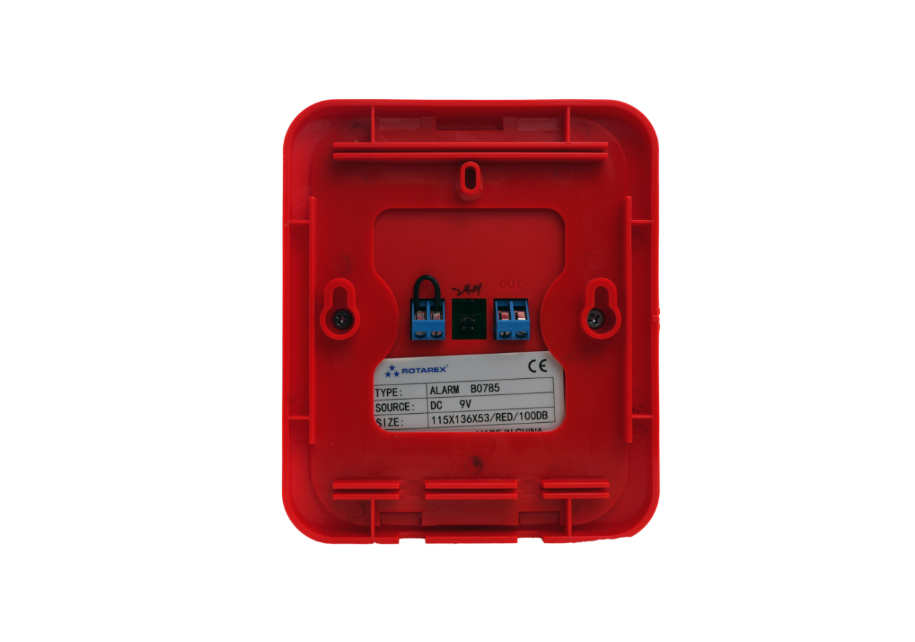 Power supply: 9V carbon-zinc battery
